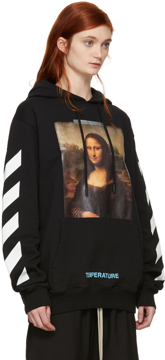 Mona Lisa Goes Industrial In This Painterly Off-White Hoodie