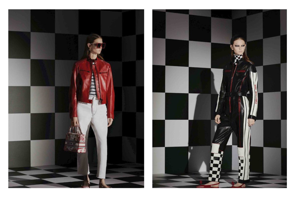 Dior Channels Checkerboard Print In Their Latest Capsule Collection