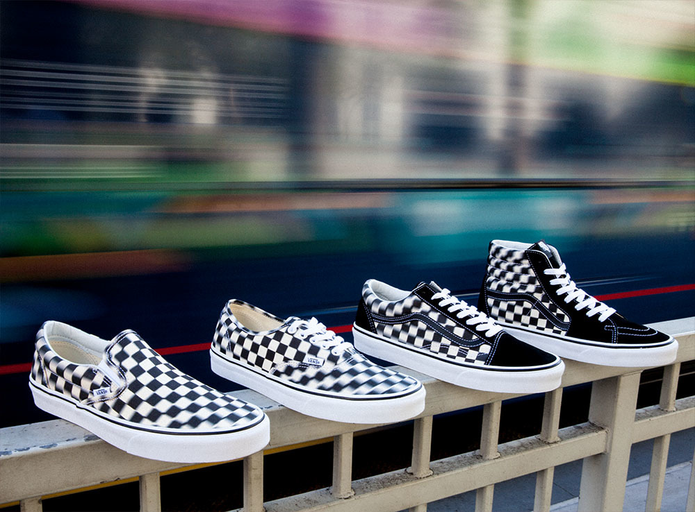 Vans Takes A Fresh Turn On The Iconic Checkerboard Sneaker With The Blur Check Pack