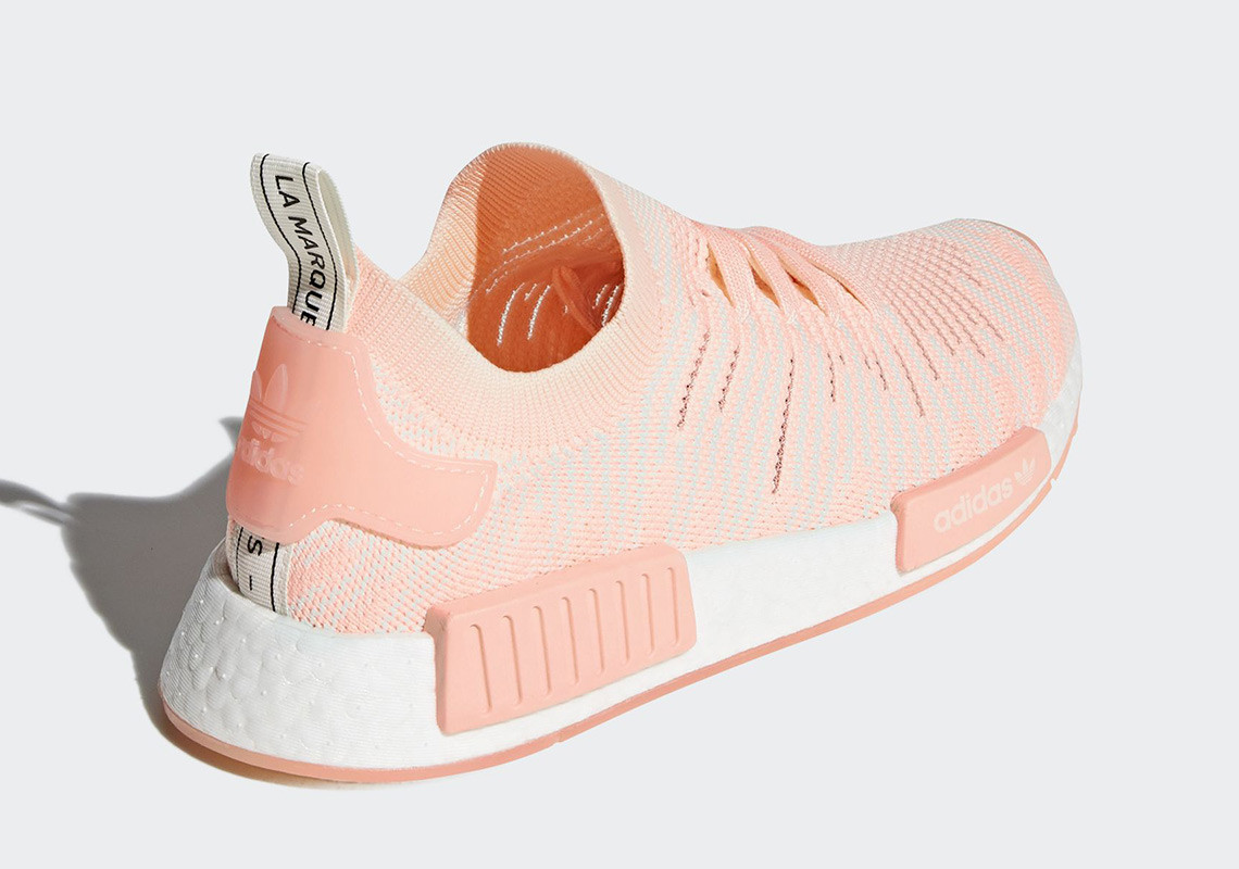 Look Peachy Clean In The Adidas NMD R1 STLT 'Clear Orange' Pack