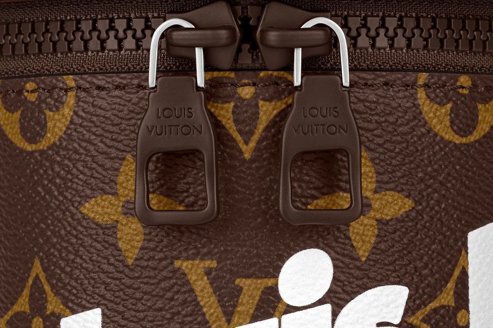 Coffee cup leather bag Louis Vuitton Brown in Leather  19701989