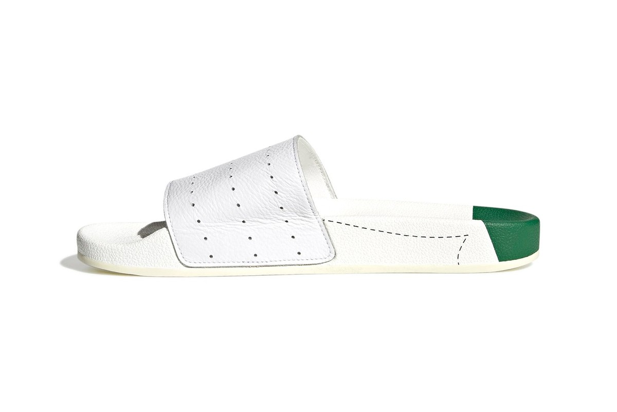 Adidas Originals Have Given The Adilette Slides A Stan Smith Makeover