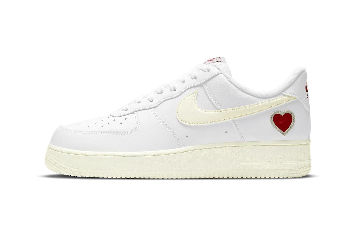 Nike Set to Release Air Force 1 X Valentine's Day Colorway In 2021