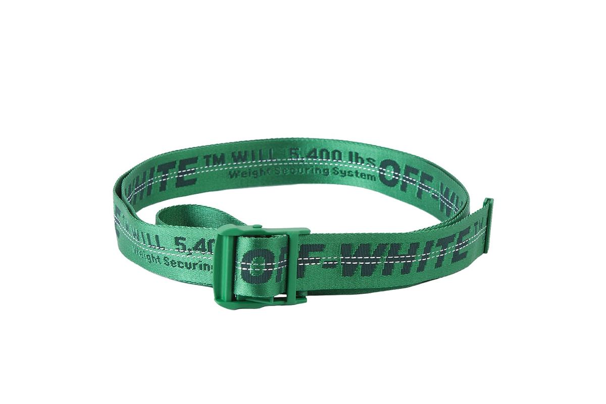 Peep Every Single Off-White™ Industrial Belt Available For Pre 