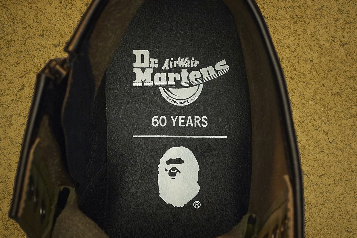 Dr Martens x BAPE Team Up To Recreate The Iconic 1460 Boot