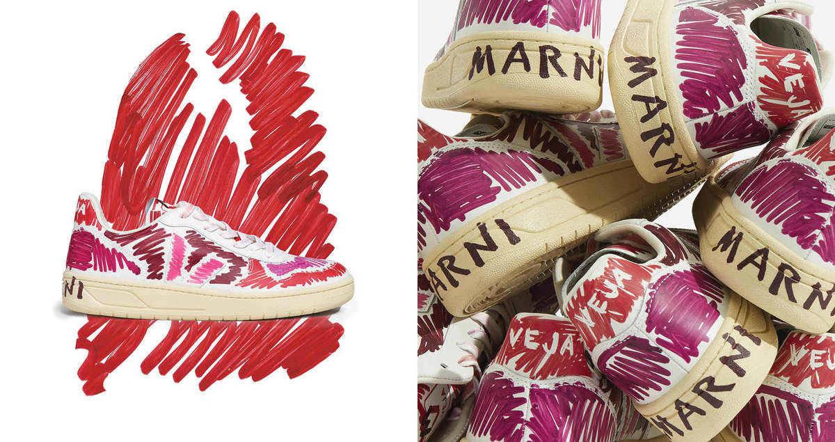Sustainability Meets Individuality With VEJA x MARNI Second Collaborative Collection