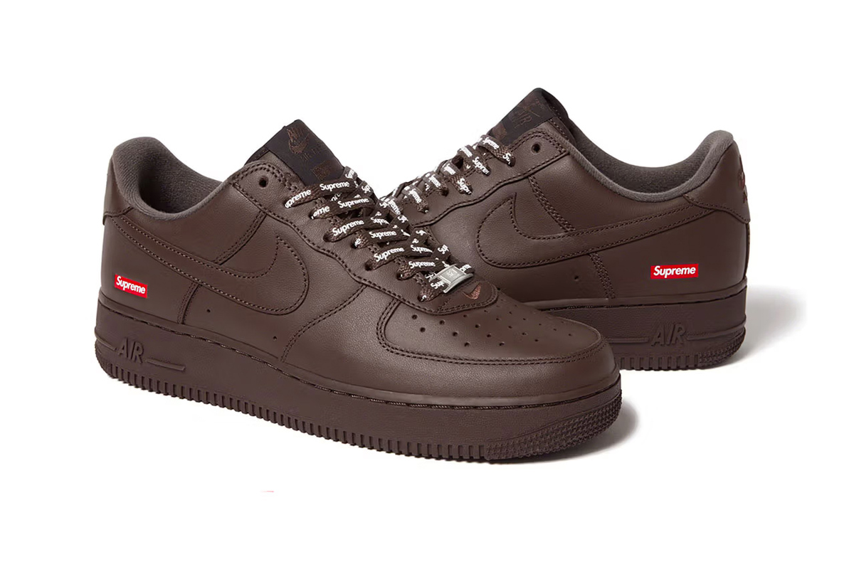 Supreme X Nike Air Force 1 Low 'Baroque Brown'