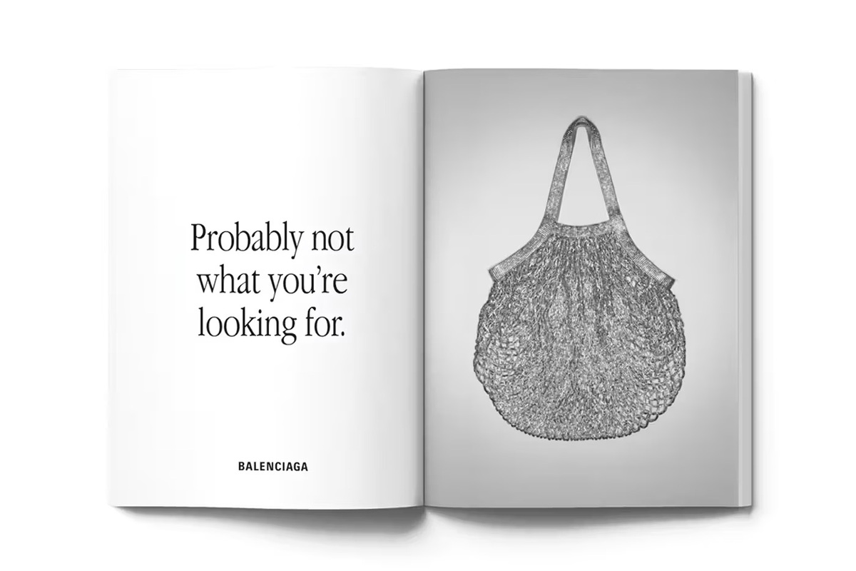 Balenciaga's Tongue-in-Cheek Campaign