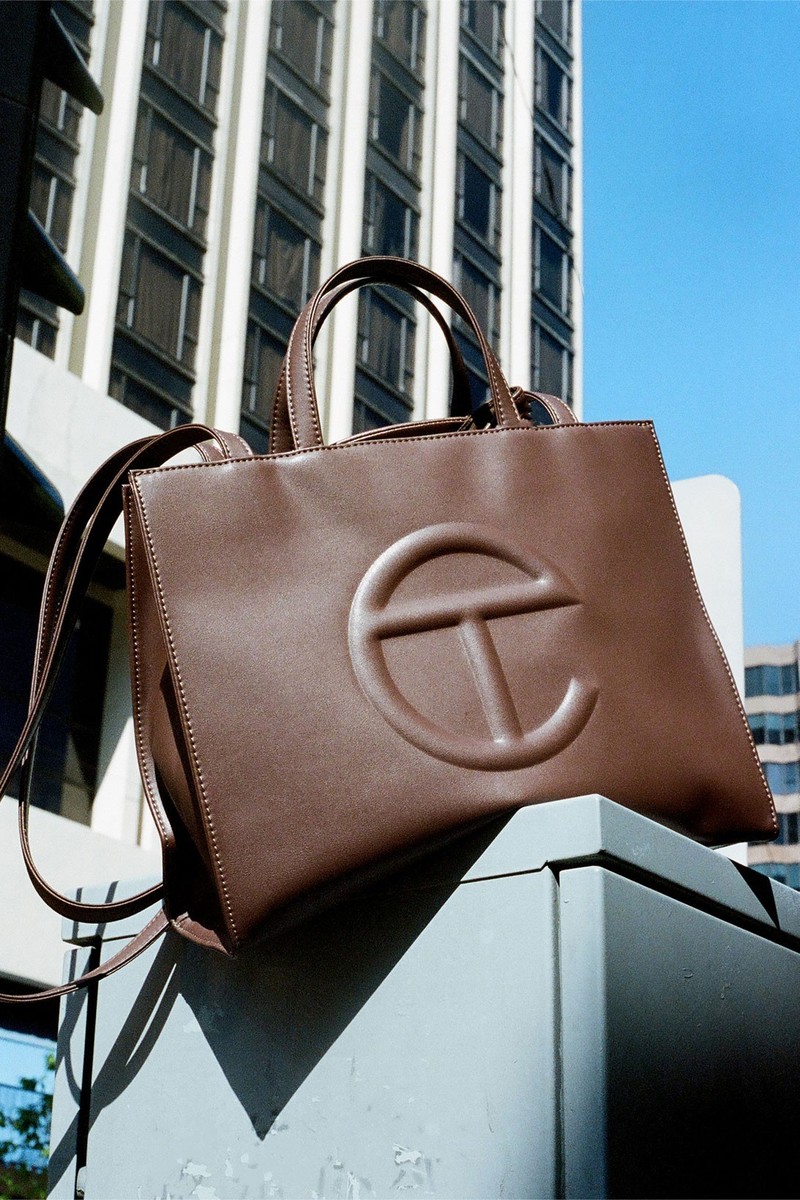 Telfar Shopping Bag Shines In An All New Vibrant Chocolate Color