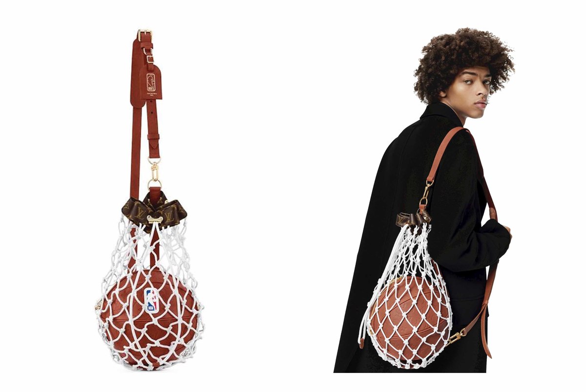 Take A Closer Look At Louis Vuitton x NBA's 'Ball In Basket' Bag