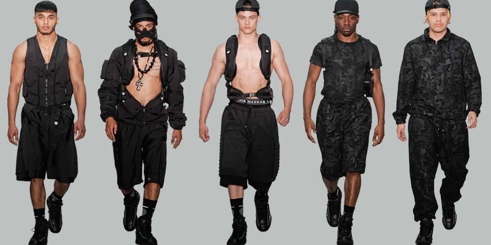 Nasir Mazhar Ss16 Presents A Crowd You Would Not Want To Mess With