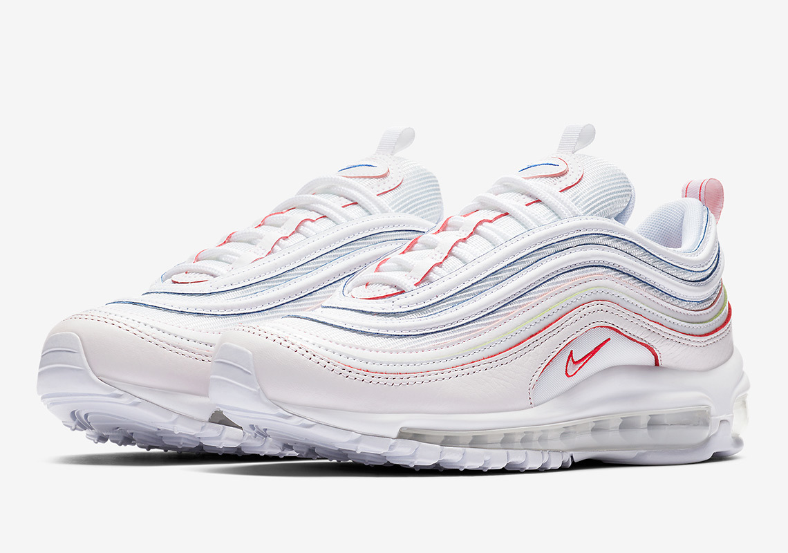 Nike's New Air Max 97 Are White Kicks With A Rainbow Twist Nike's 