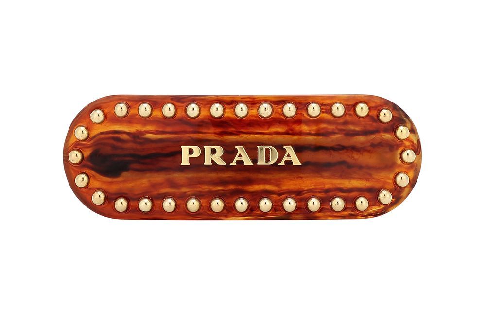 Prada’s New Logo Embellished Hair Clip 