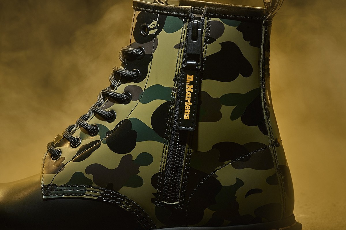 Dr Martens x BAPE Team Up To Recreate The Iconic 1460 Boot