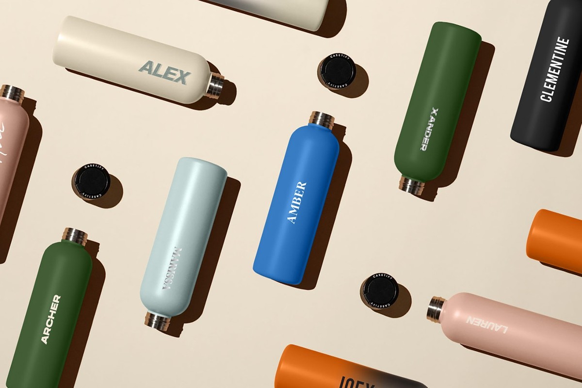 Customizable Water Bottle Launched By Casetify