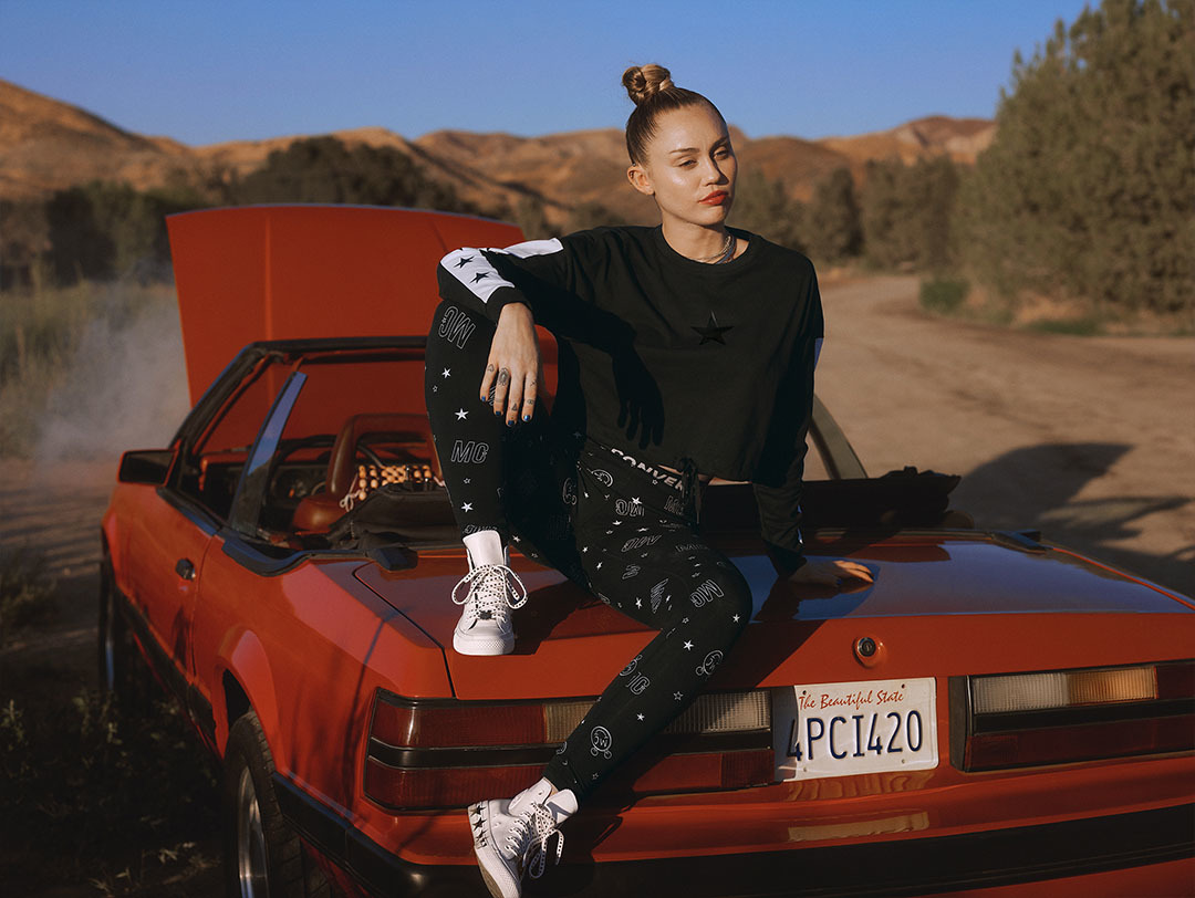 Miley Cyrus Has Teamed Up With Converse For Third Collection