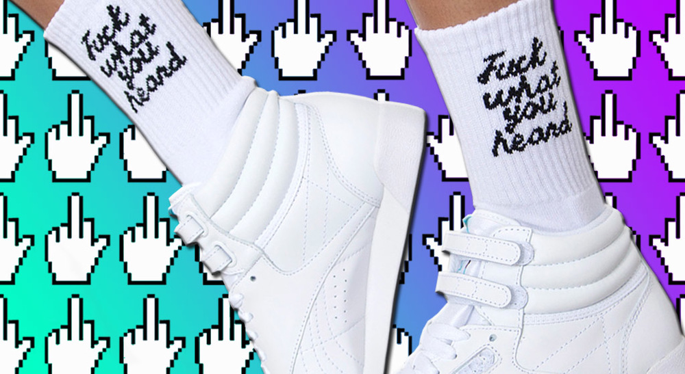 Dimepiece La: These Socks Tell It All