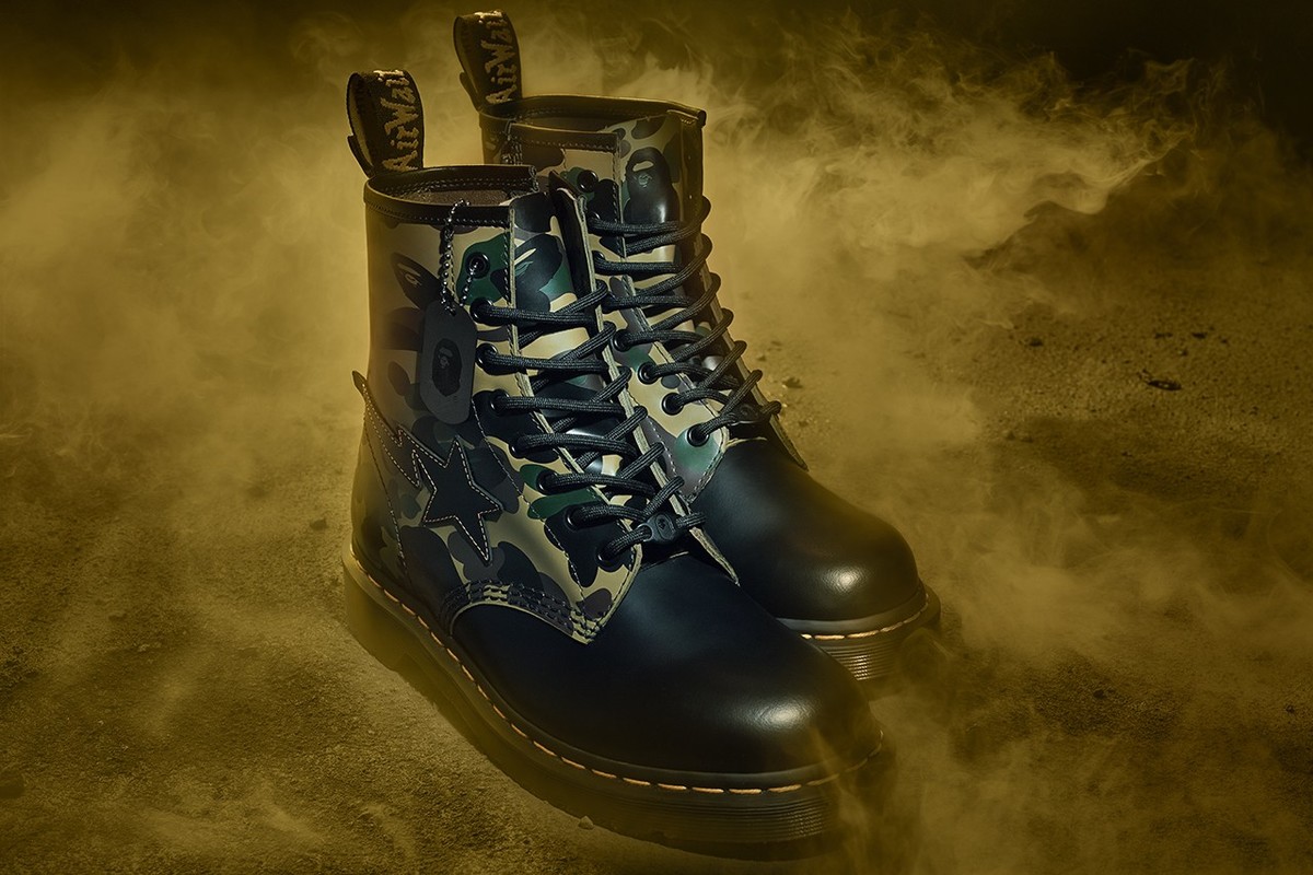 Dr Martens x BAPE Team Up To Recreate The Iconic 1460 Boot