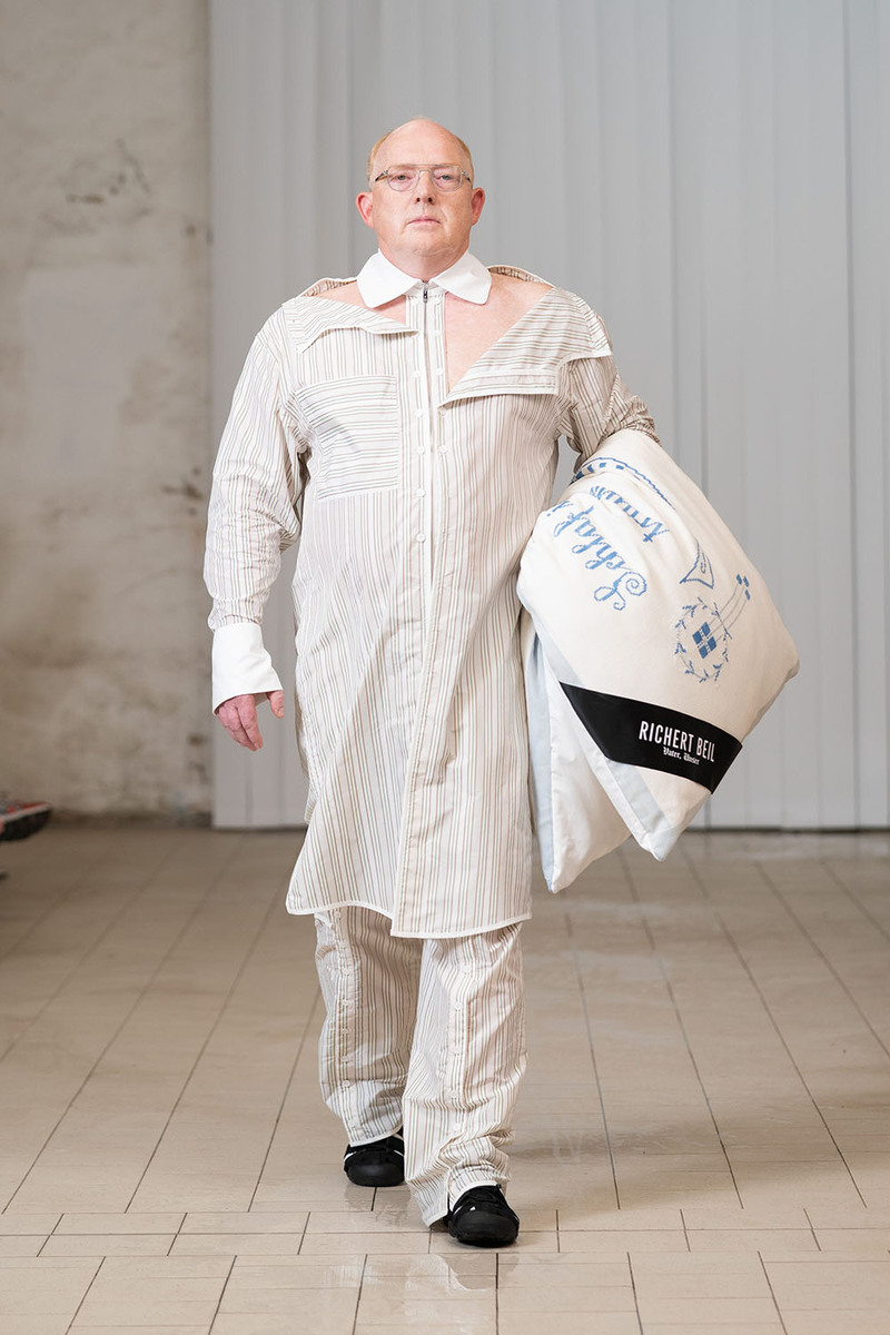 RICHERT BEIL Shakes Up Berlin Fashion Week with SS24 Collection 'Vater, Unser' at Former Supermarket