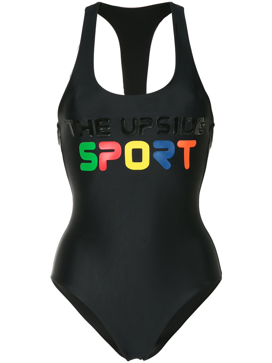 This Sporty Retro Bathing Suit Is The Upside To Swimwear