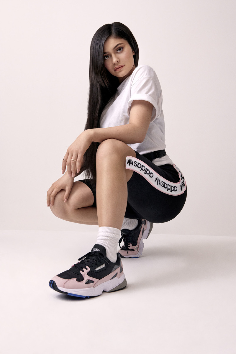 Kylie Jenner With Adidas Originals New Falcon Campaign