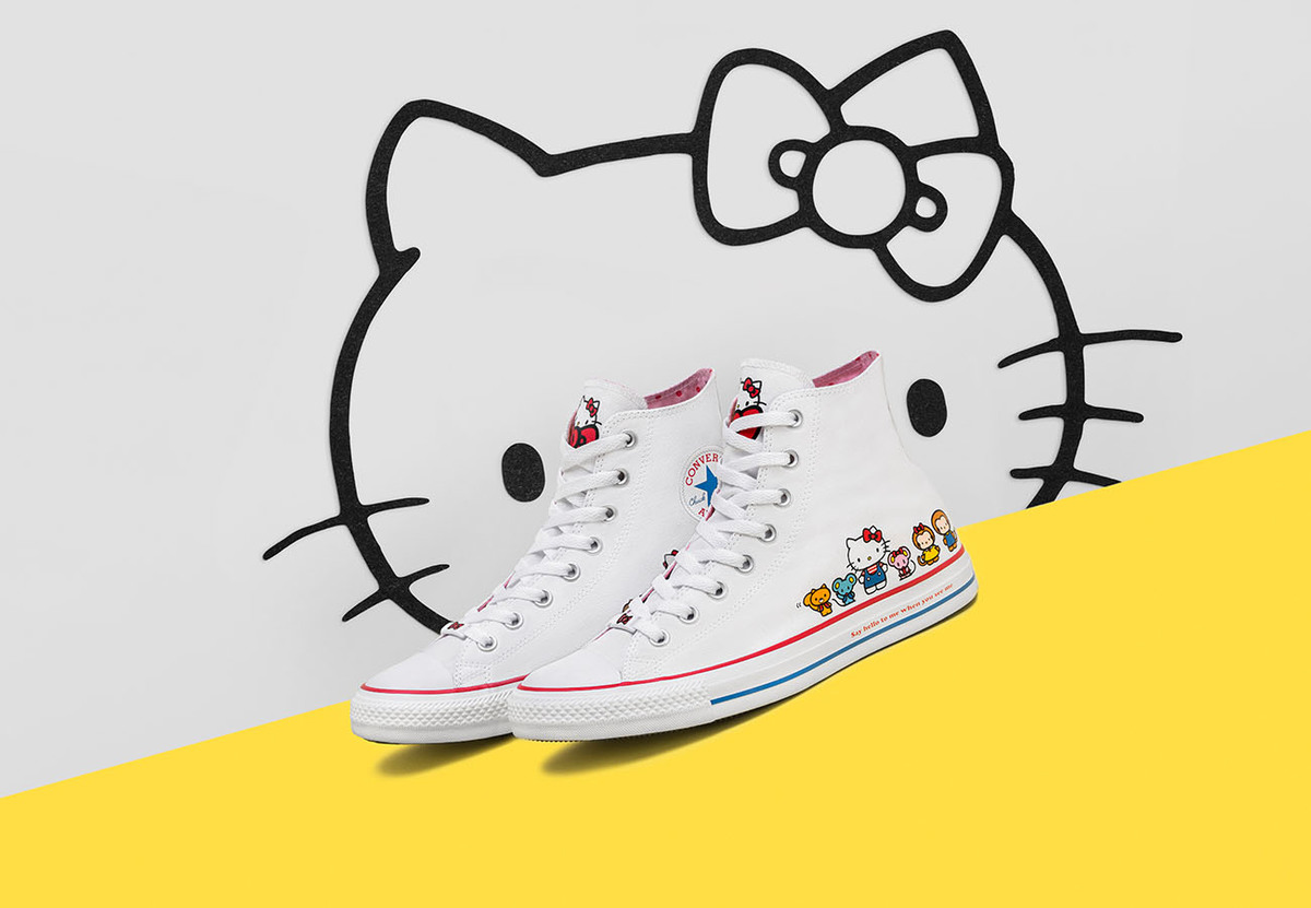 Hello Kitty Taking Over Streetwear In An Edgy Converse Collab