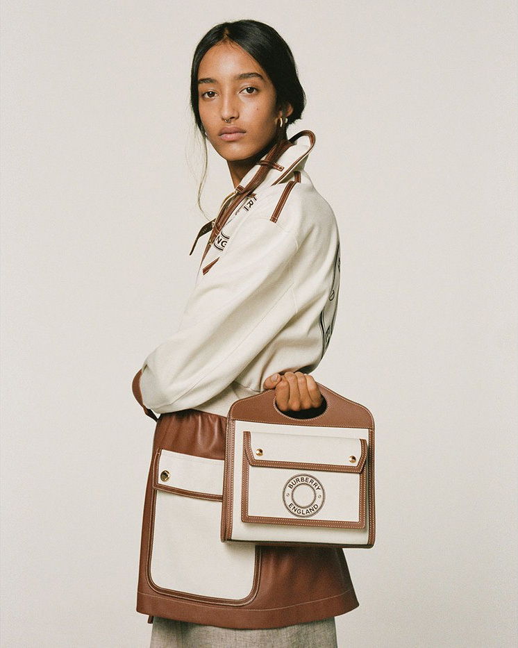 Burberry’s Oh-So-Chic Canvas Reiteration Of Its Signature Handbags