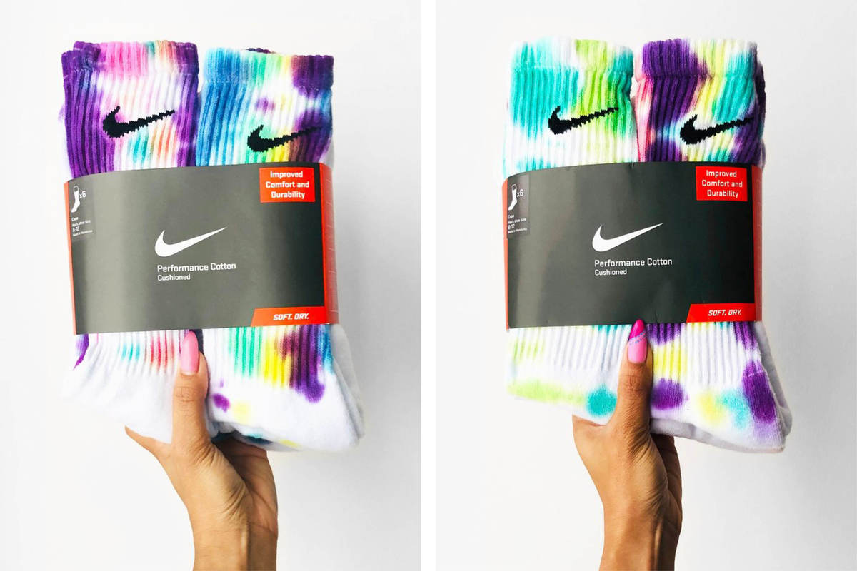Be Summer Ready With Custom Tie-Dye Nike Socks 