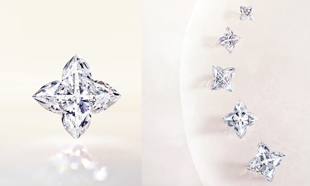 LogoShaped Diamonds Louis Vuitton Special Cut Sparklers