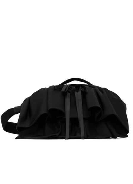 Black Ruffled Bag