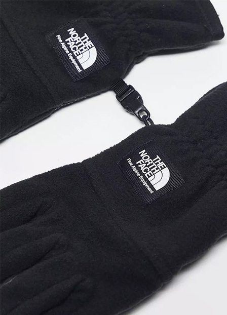 Etip touchscreen fleece gloves in black