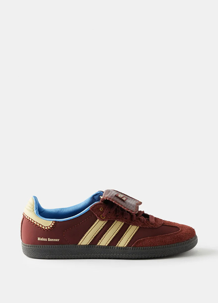 Samba suede and satin trainers