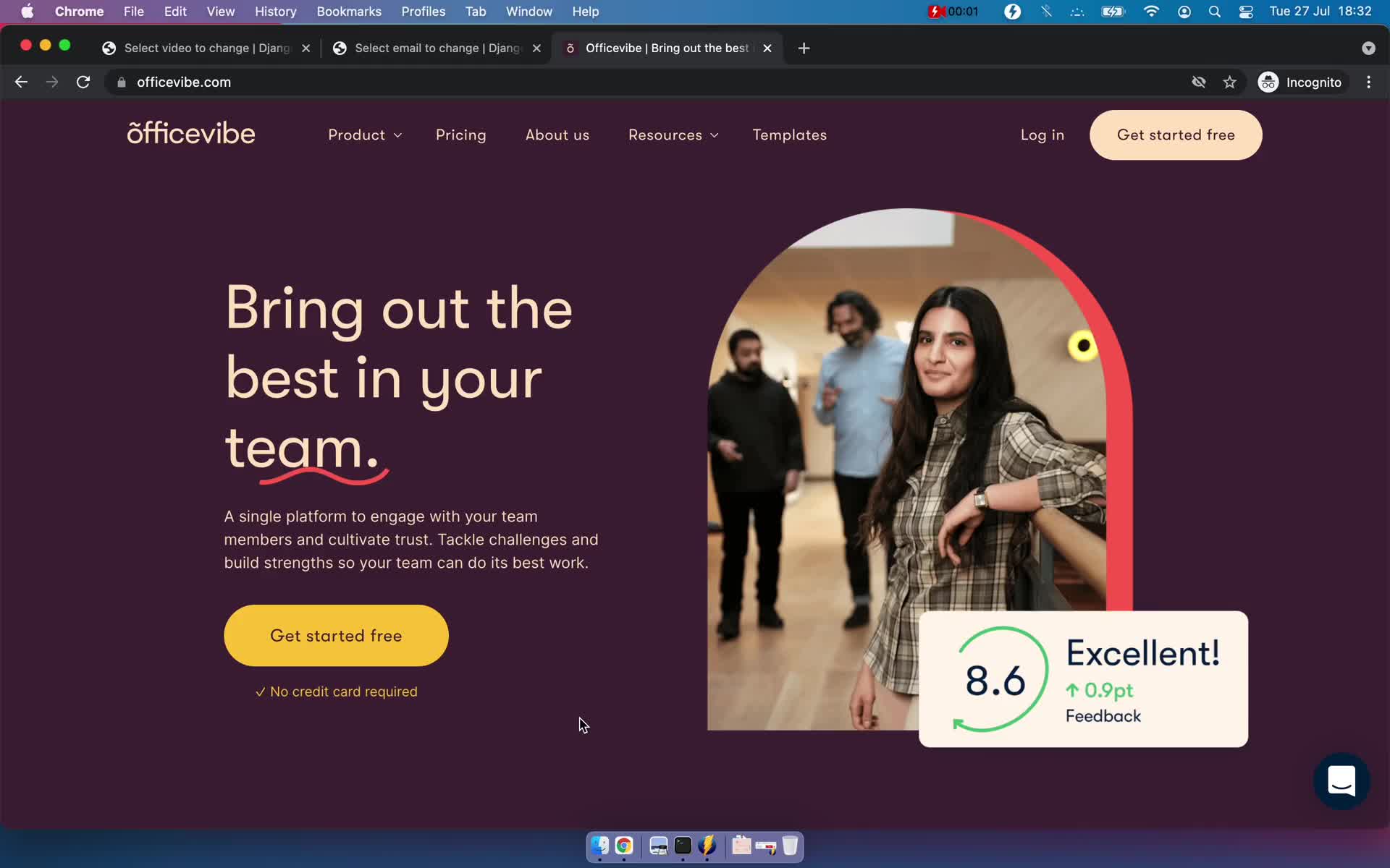 Onboarding on Officevibe video screenshot