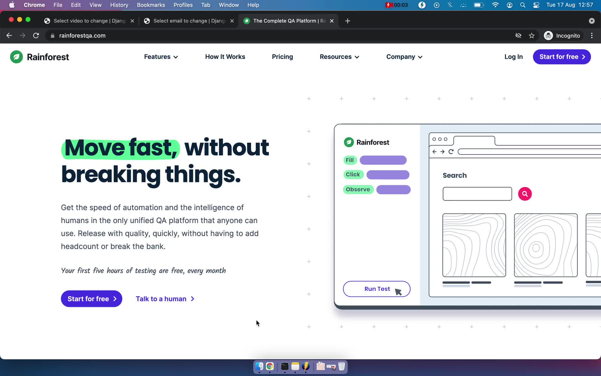 Onboarding on Rainforest video screenshot