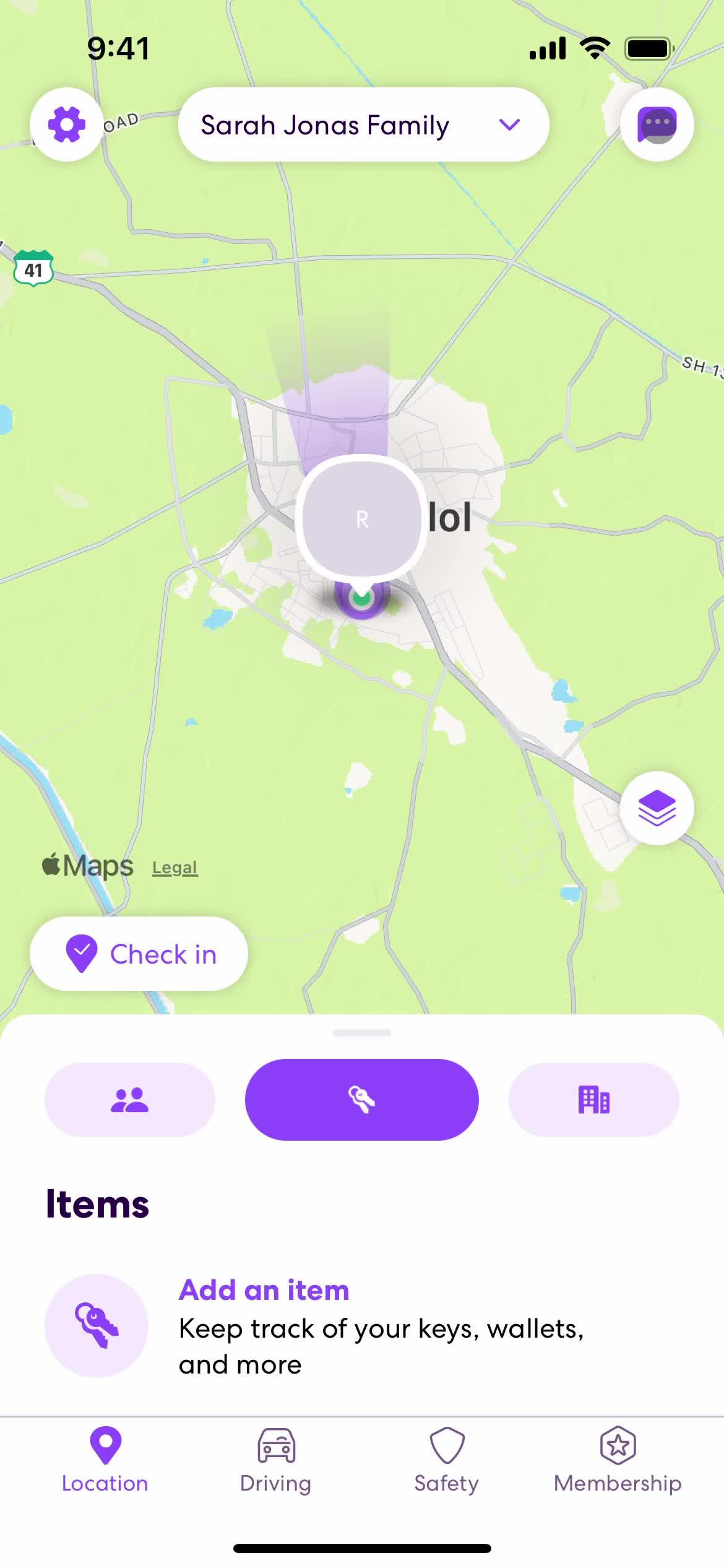 Life360 home screenshot