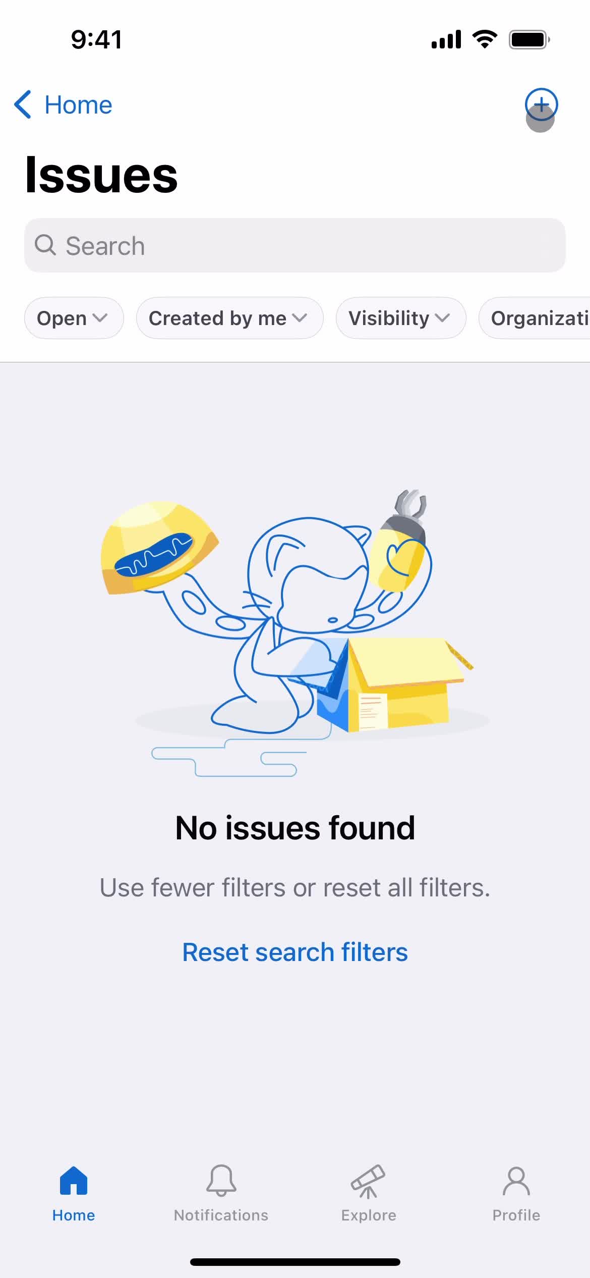 GitHub issues screenshot