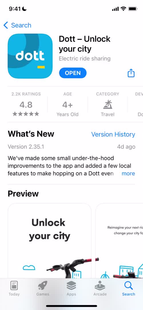 Dott app store listing screenshot