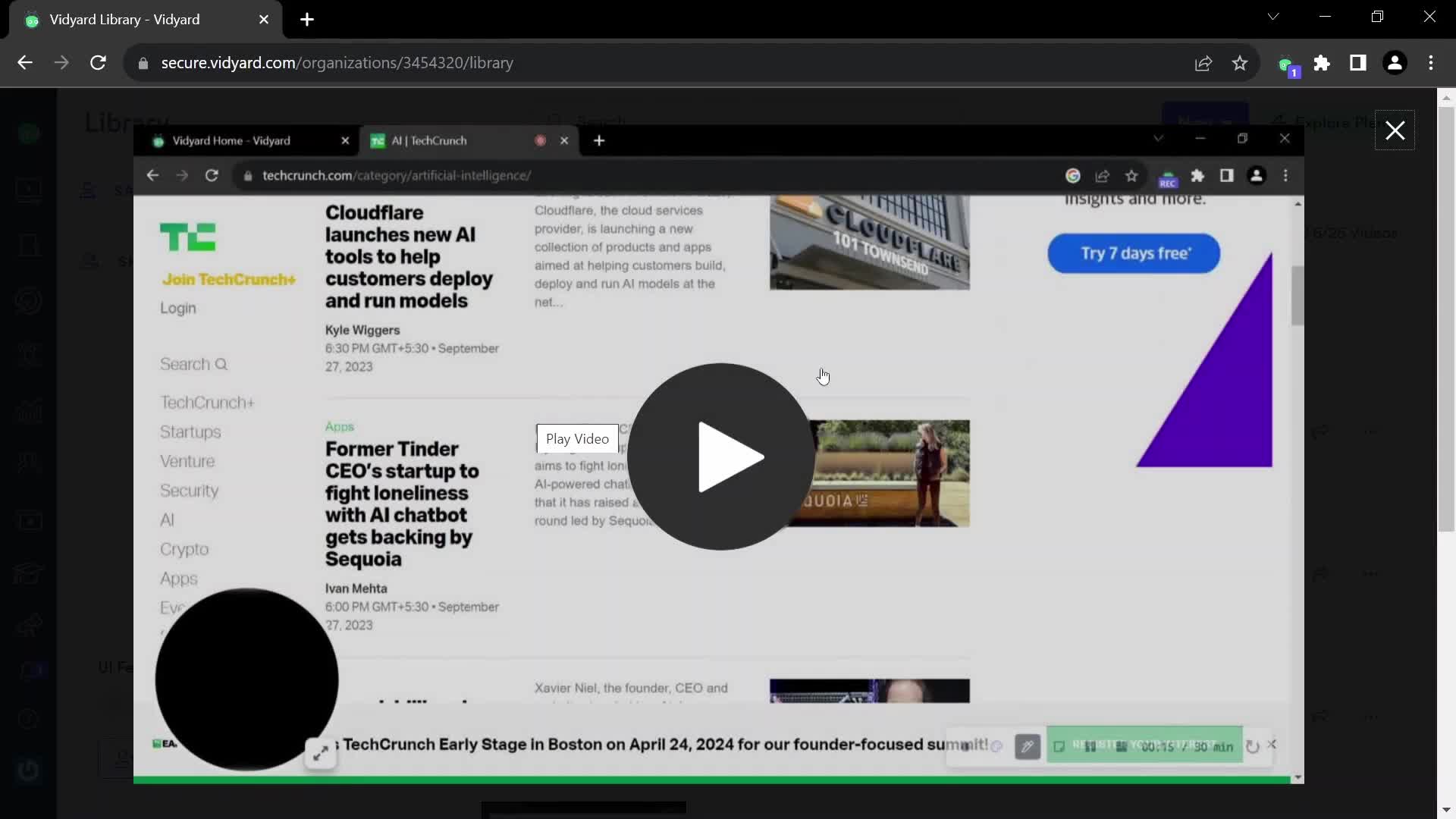 Vidyard video screenshot