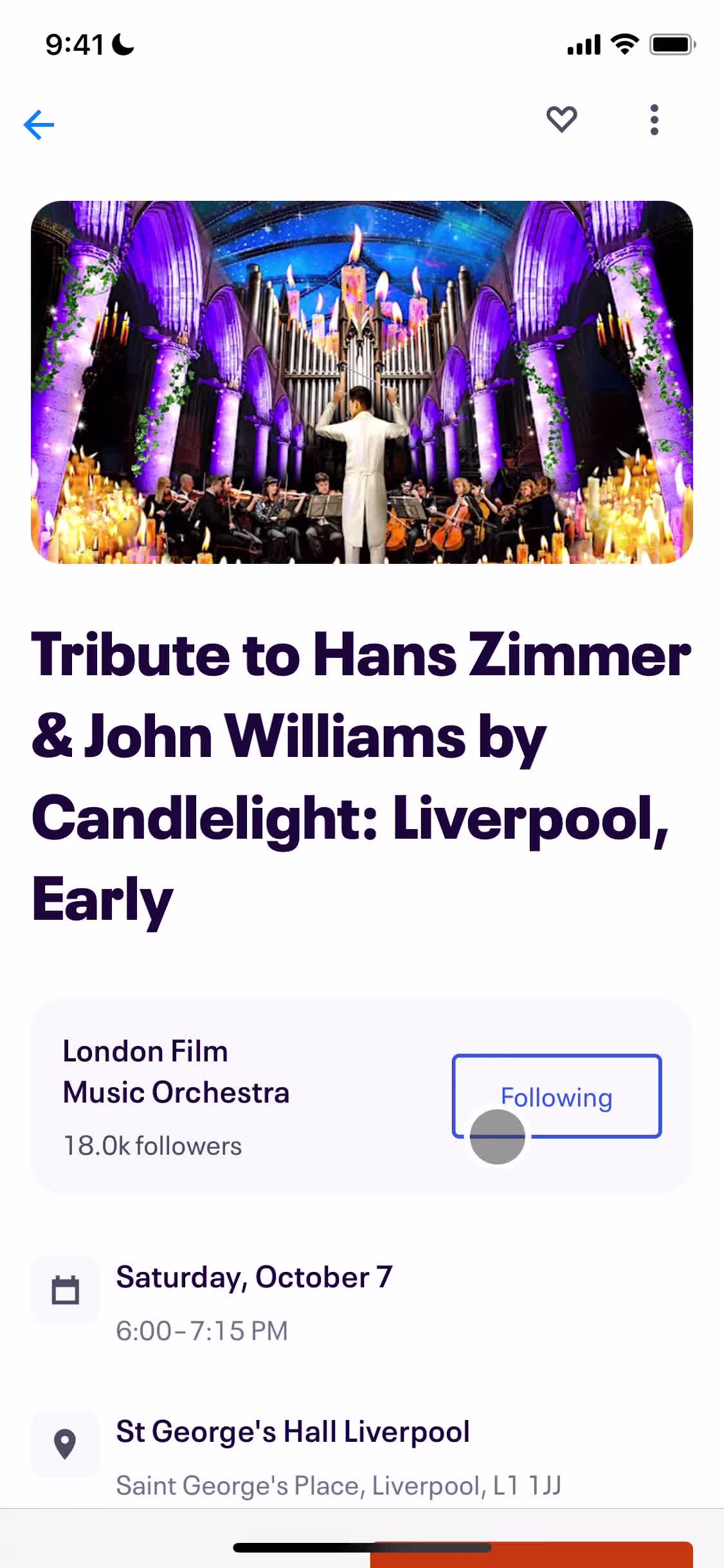 Eventbrite event detail screenshot