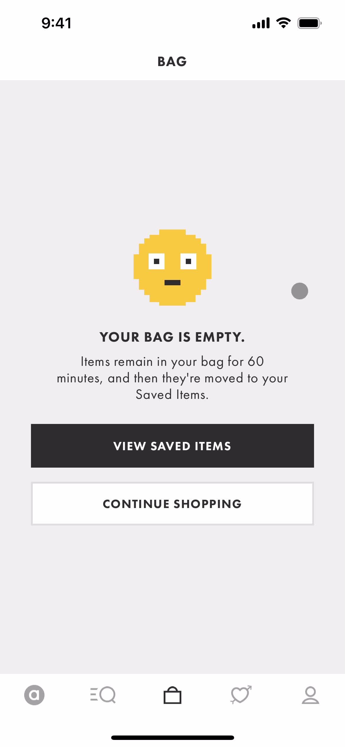 ASOS bag screenshot