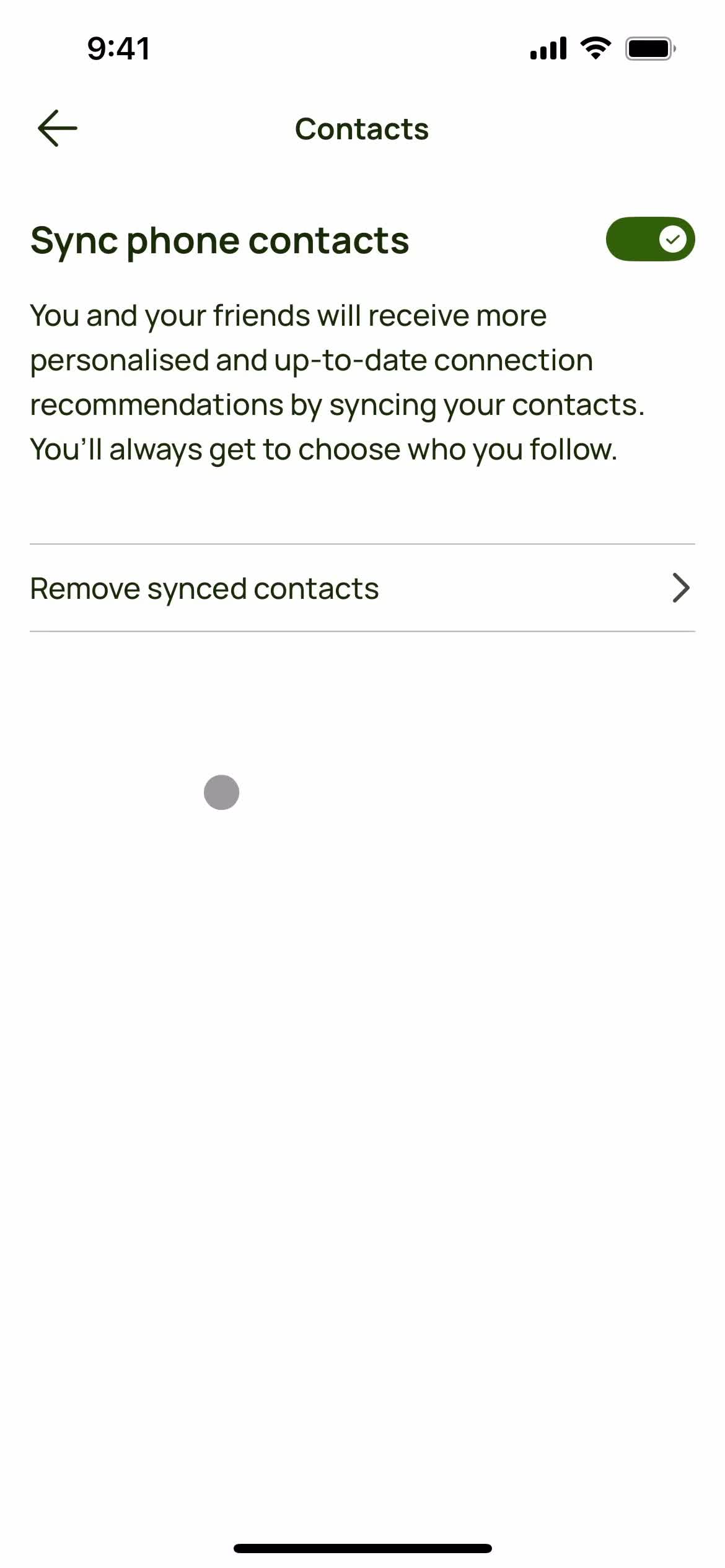 AllTrails merge contacts screenshot