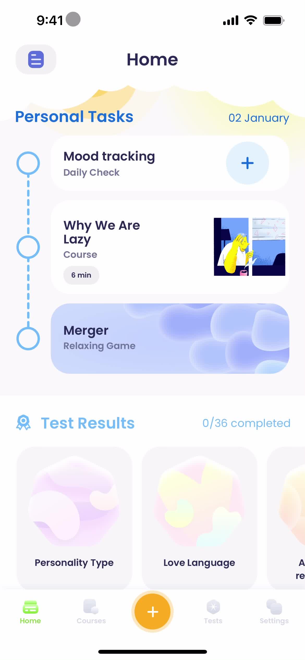 Breeze home screenshot