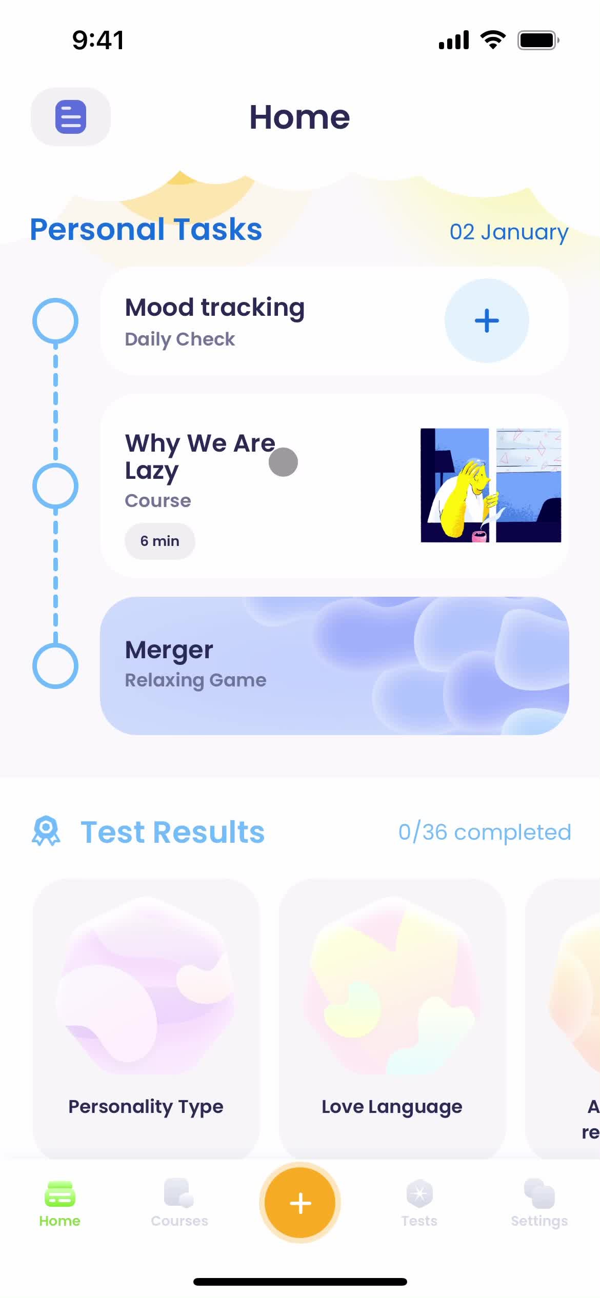 Breeze home screenshot