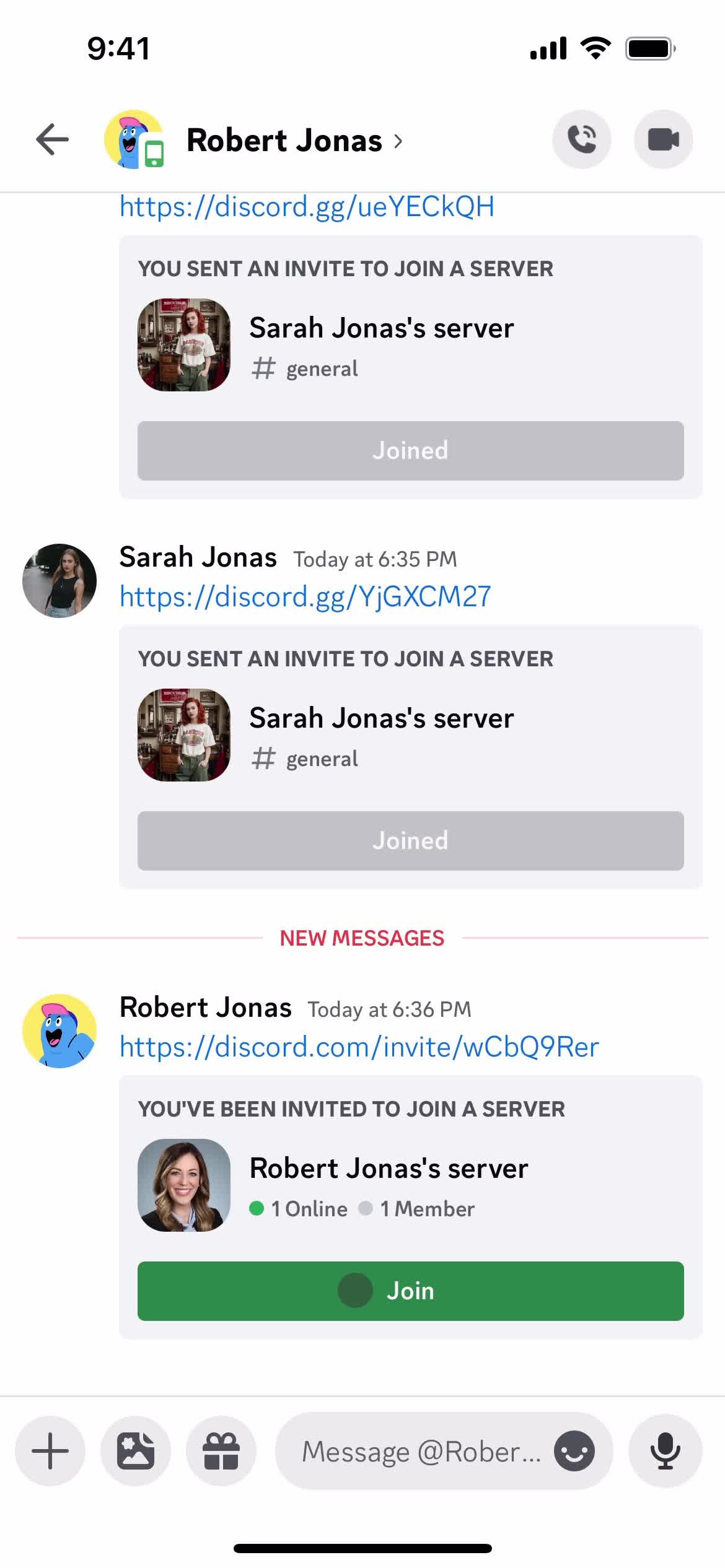 Discord join screenshot