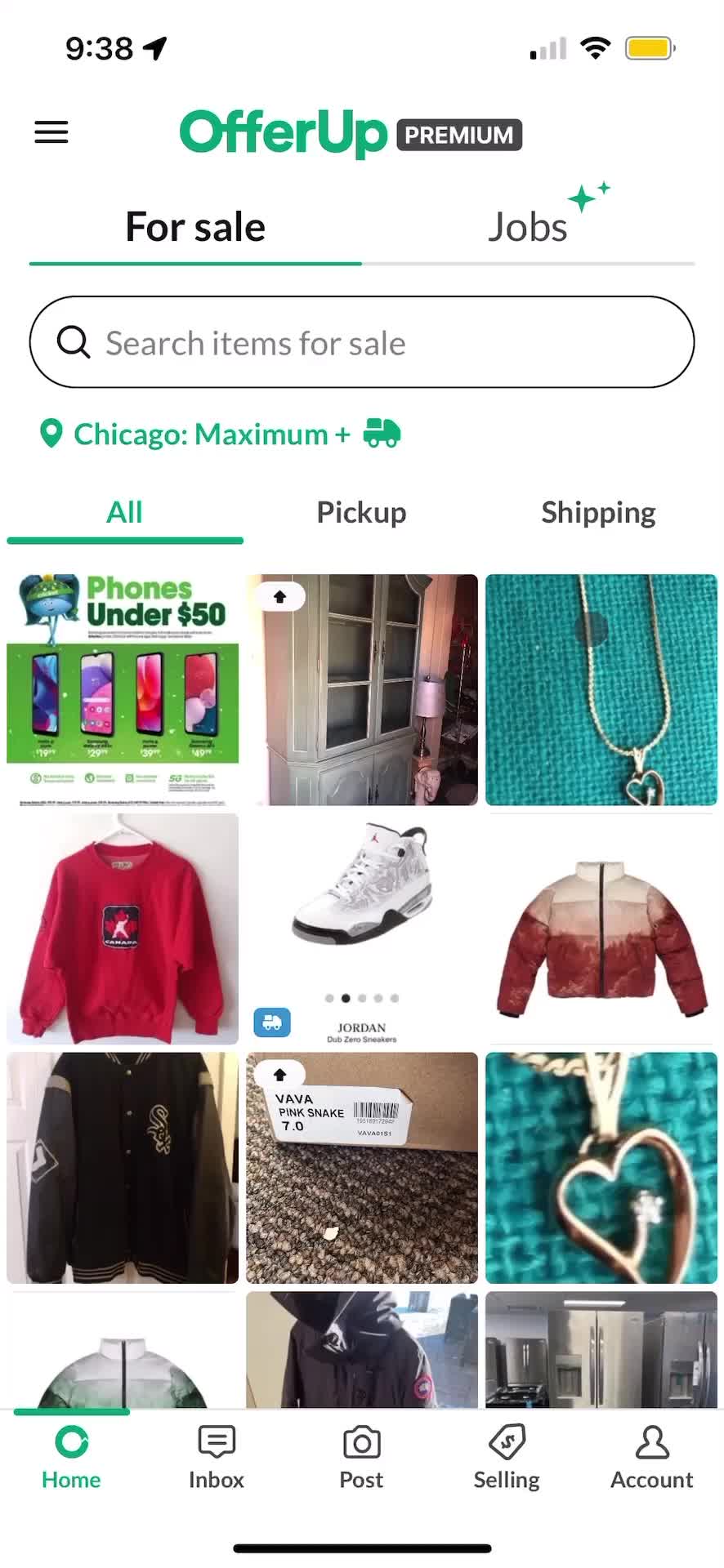 OfferUp home screenshot