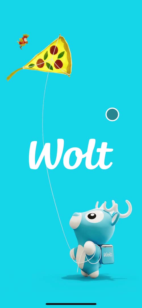 Wolt splash screen screenshot