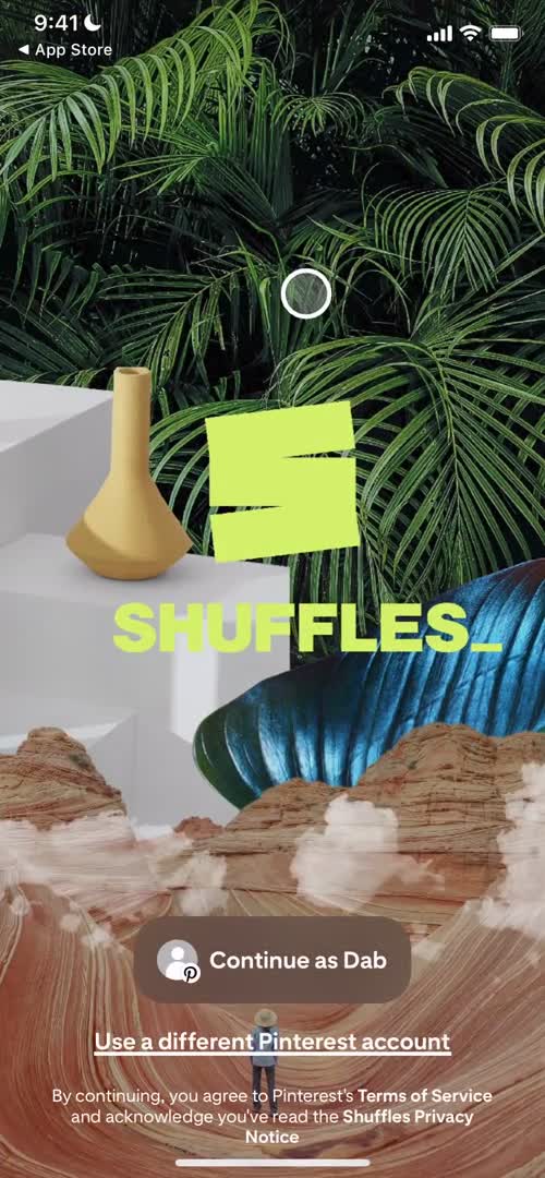 Shuffles start screen screenshot