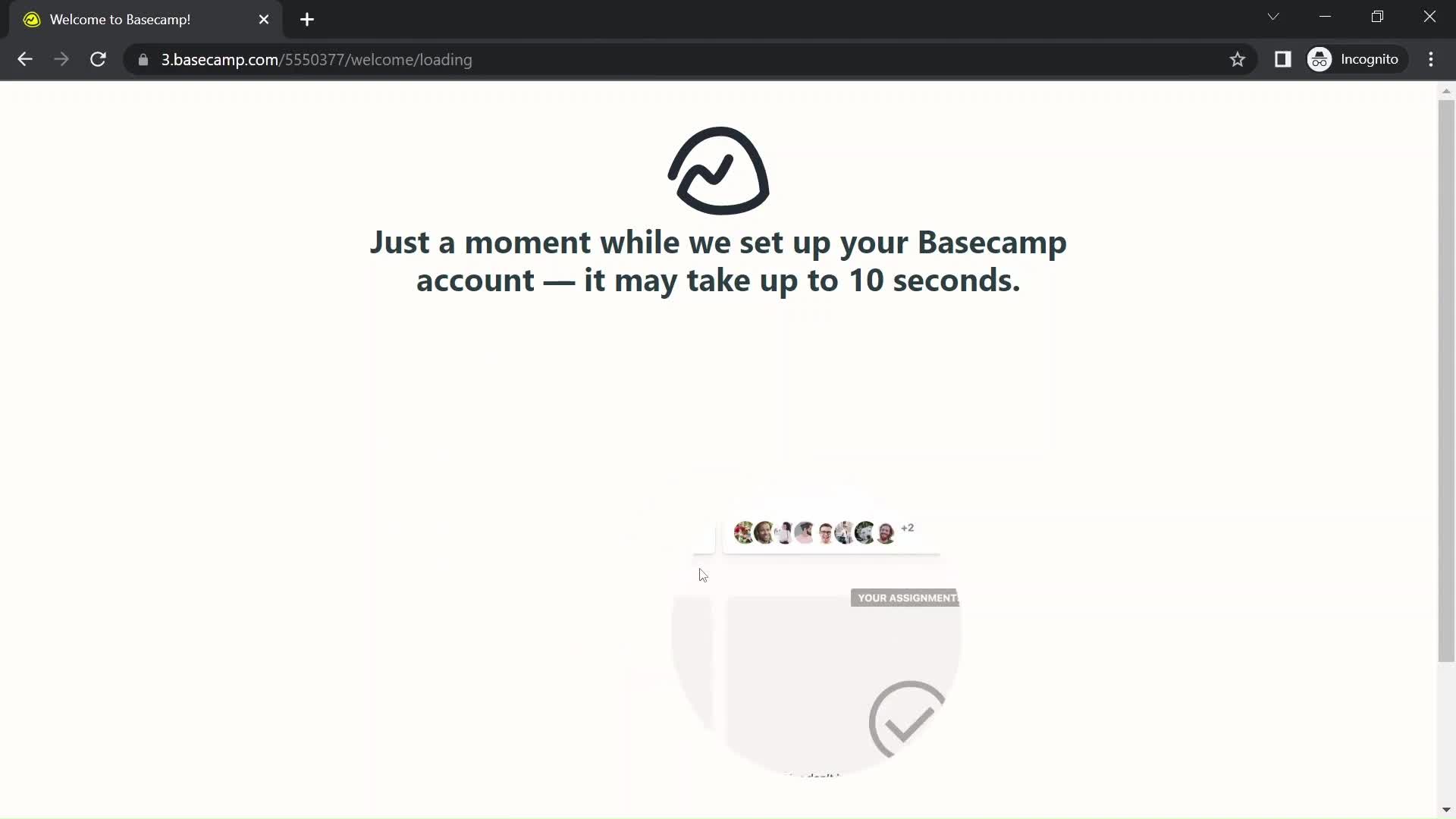 Basecamp loading screenshot