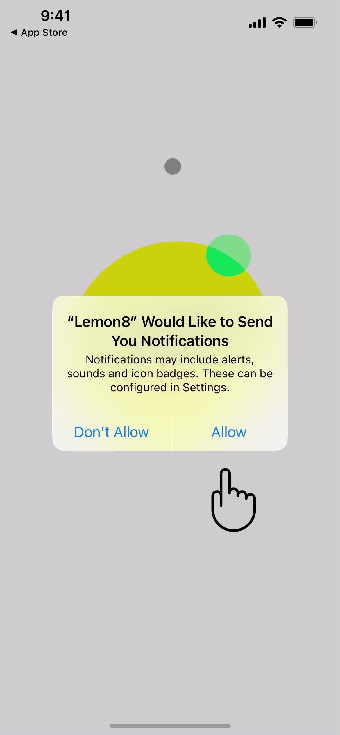 Lemon8 enable notifications screenshot