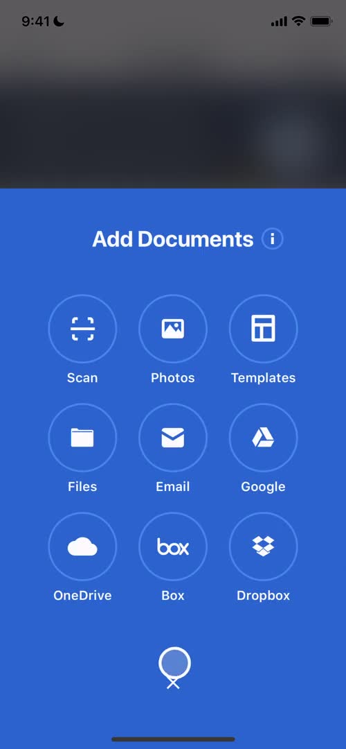 DocuSign add documents screenshot